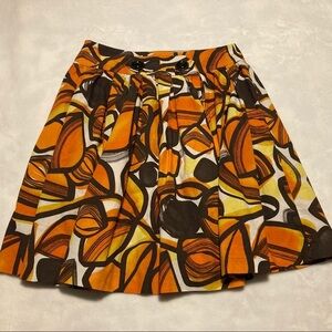Zara Basic Retro Print Skirt Size M